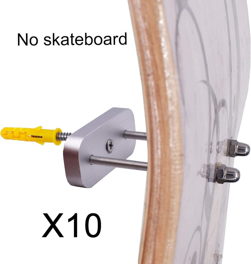 YYST Skateboard Floating Deck Display Skateboard Floating Wall Mount Long Board Wall Hanger- Patent Pending - Type A - Image 3